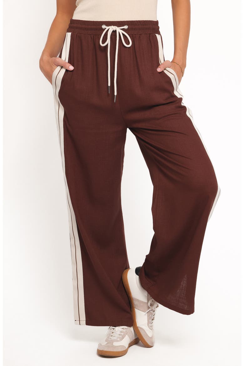 Hvar Track Pants, Main, color, BROWN