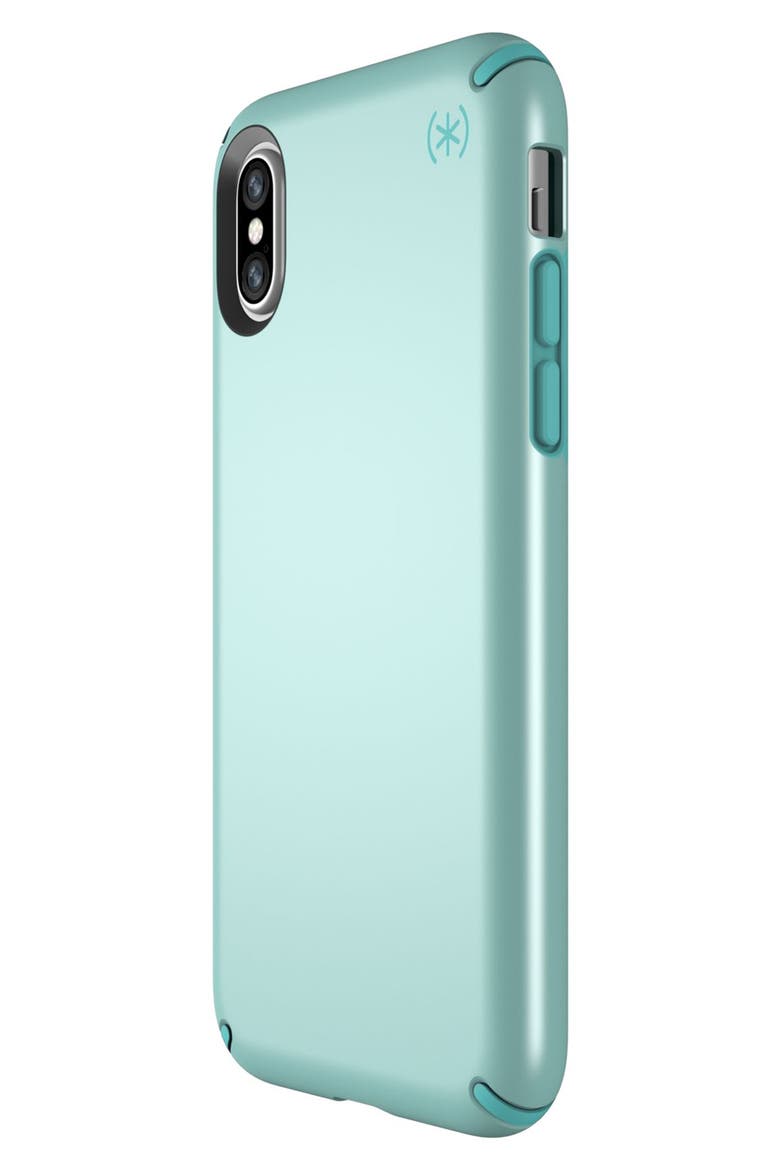 iPhone X & Xs Case, Alternate, color, PEPPERMINT GREEN / TEAL