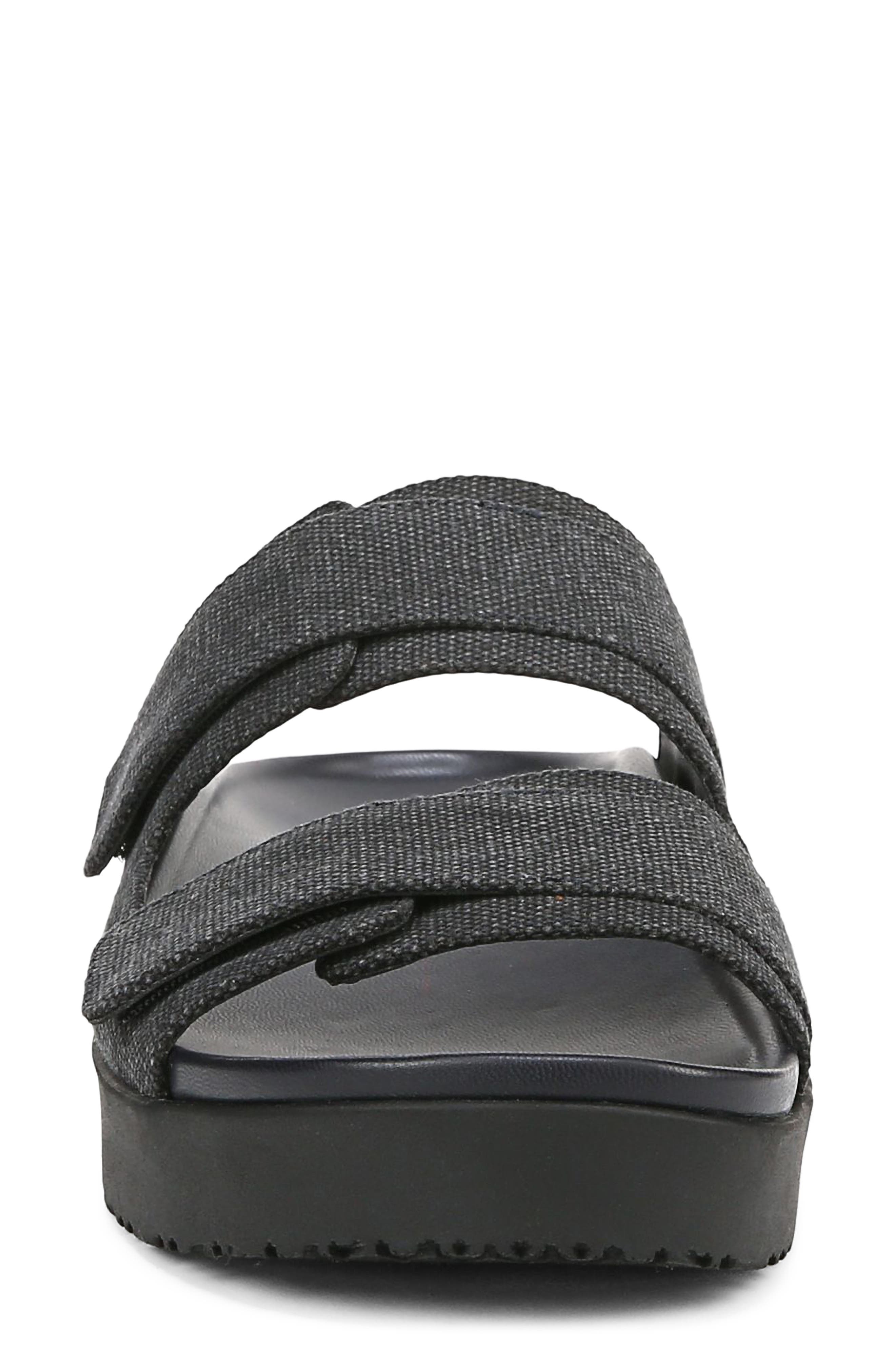 Vionic Riviera Slide Sandal, Alternate, color, Black