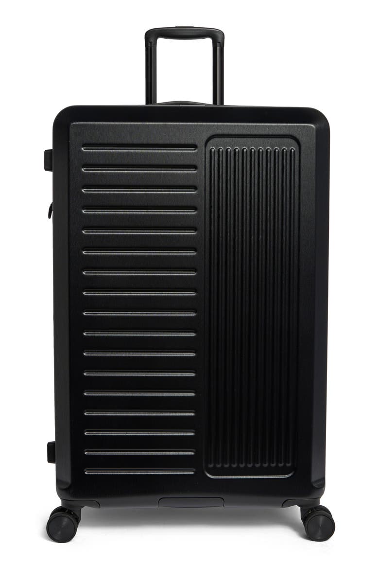 Treyton 28-Inch Hardside Spinner Luggage, Main, color, BLACK