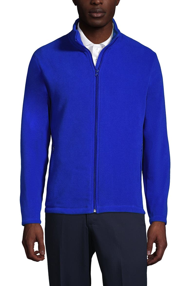 Full-Zip Mid-Weight Fleece Jacket, Main, color, Cobalt