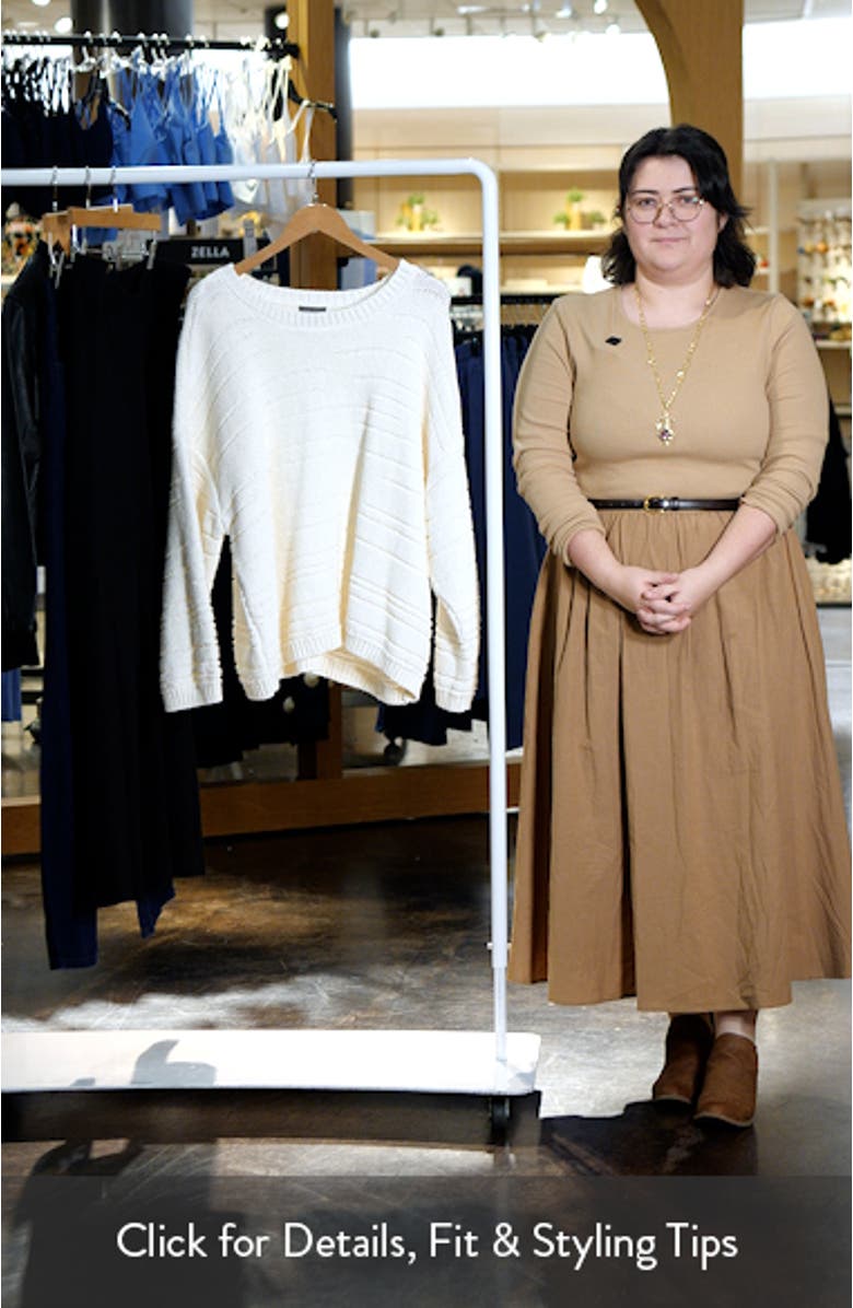 Pointelle Crewneck Sweater, sales video thumbnail