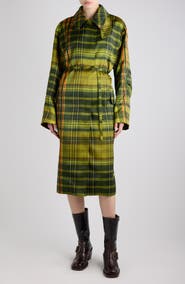 Dries Van Noten Rain Archive Checked Coat