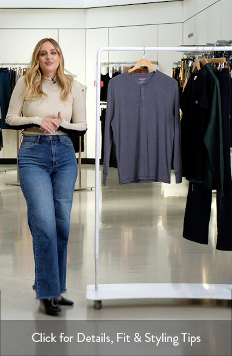 Lounge Long Sleeve Henley, sales video thumbnail