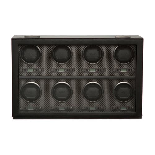 Wolf Axis 8-piece Watch Winder In Black