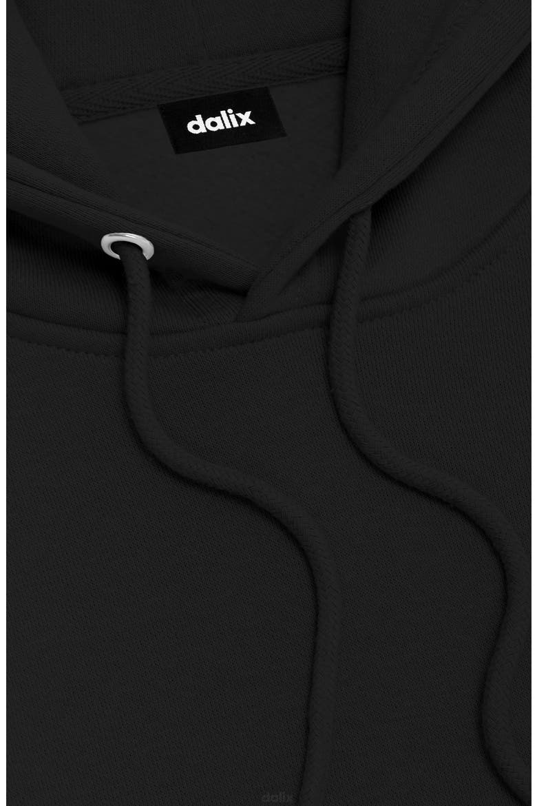 Bow All Day Midweight Hoodie, Alternate, color, Black