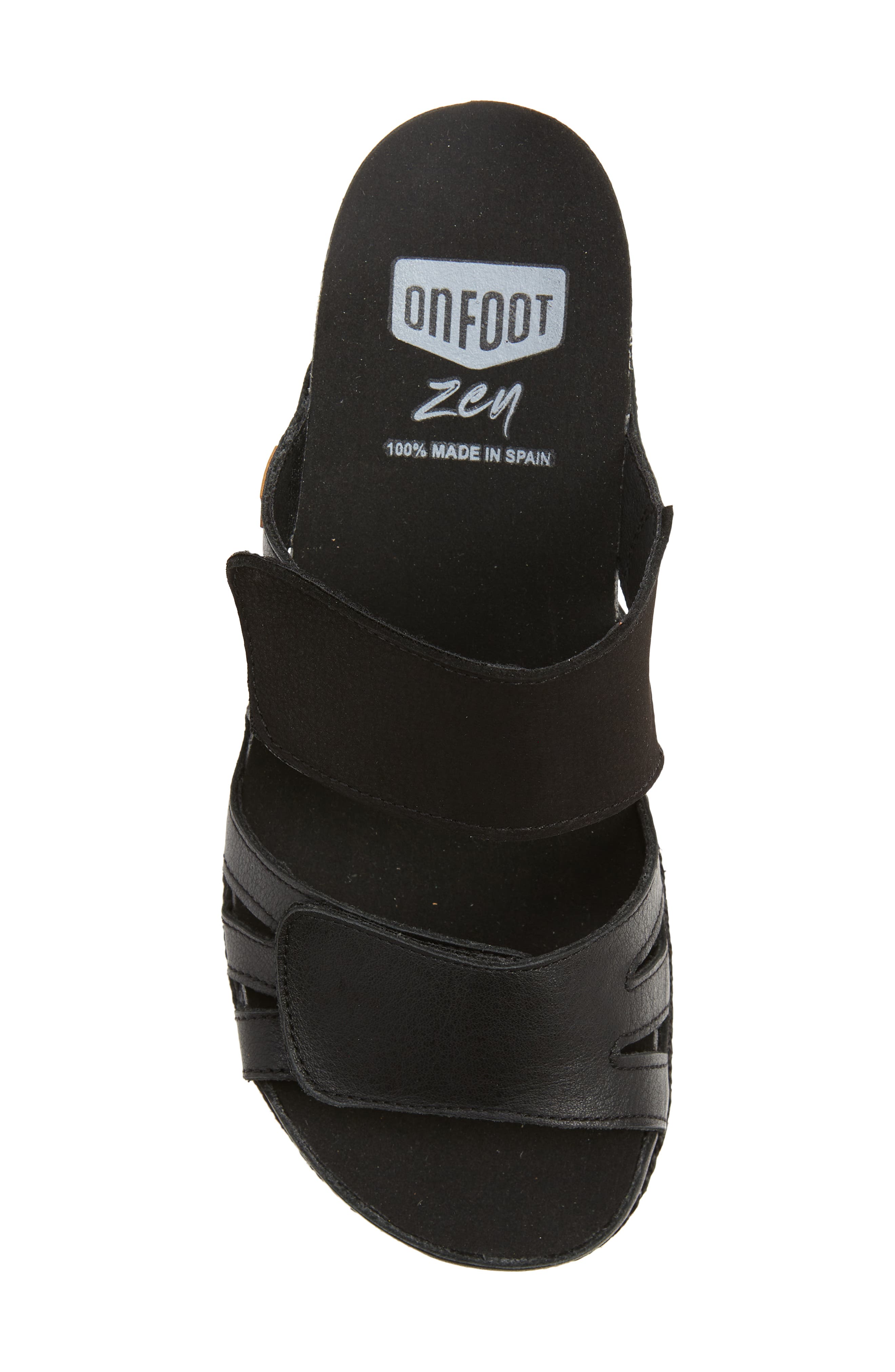 On Foot Cynara Slide Sandal, Alternate, color, Negre Black