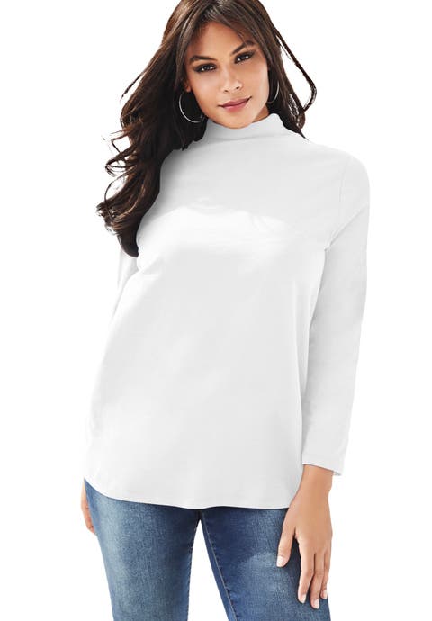 Long Sleeve Mockneck Ultimate Tee (Plus)