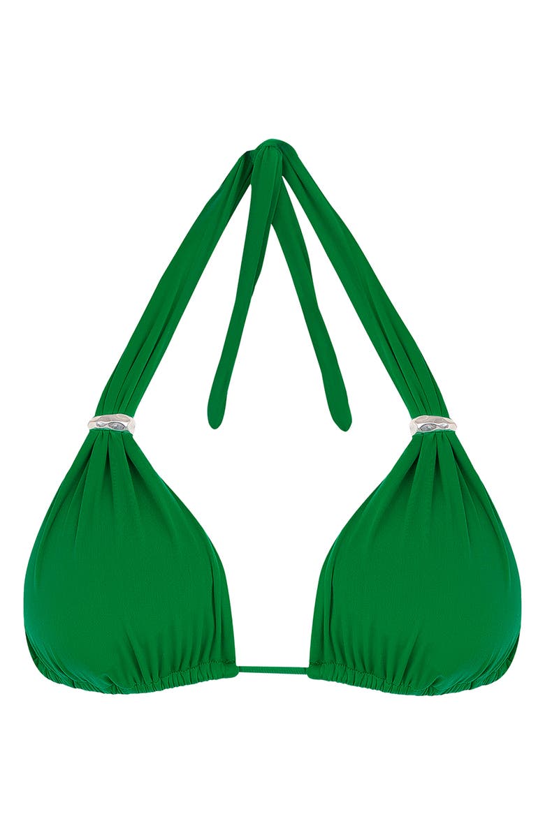 ViX Paula Hermanny Bia Tube Solid Halter Bikini Top, Alternate, color, 