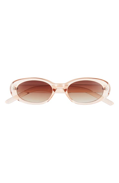 Narrow Oval Sunglasses