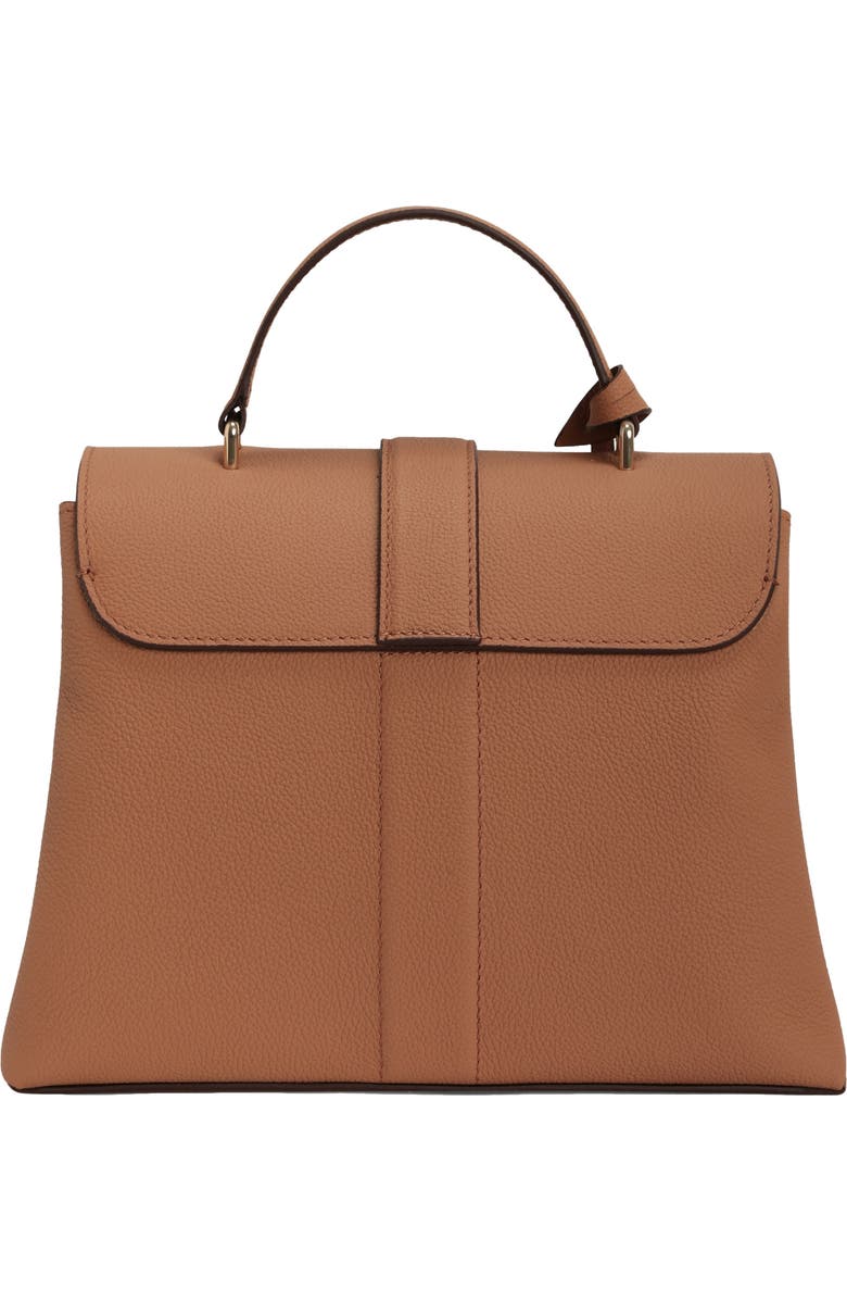 GORSKI Leather Bag with Crossbody Strap, Alternate, color, Tan