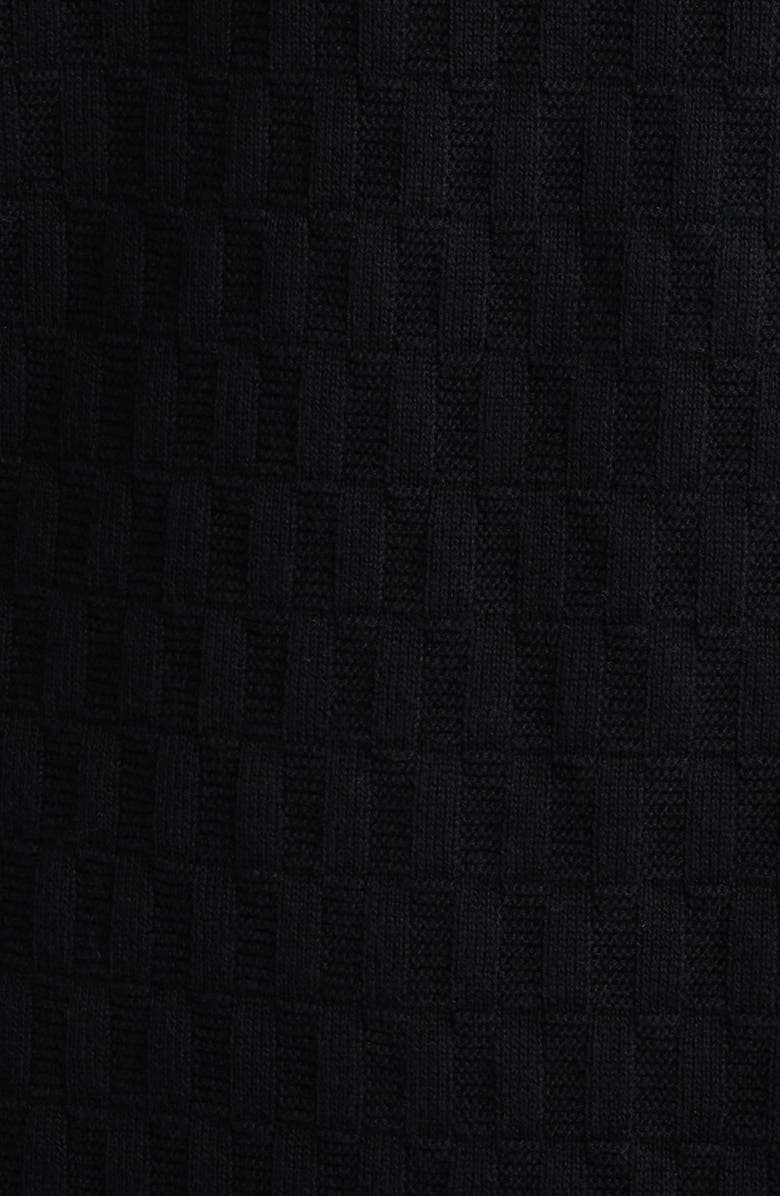 Malbon Golf Crest Embroidered Polo, Alternate, color, Black