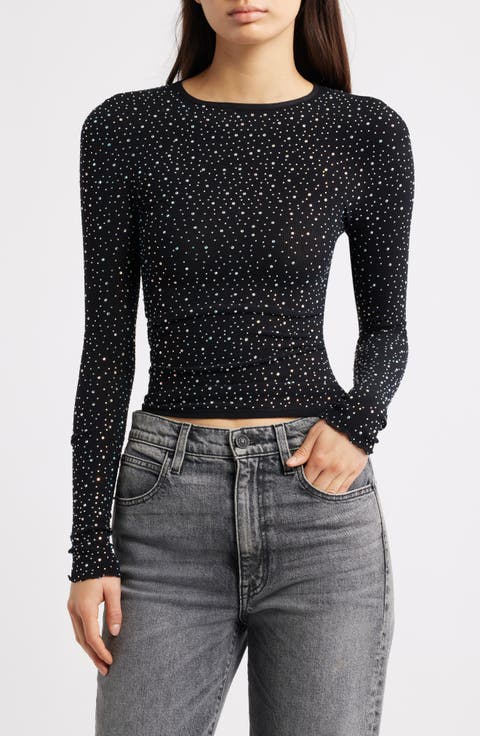 Night Sky Studded Rib Top