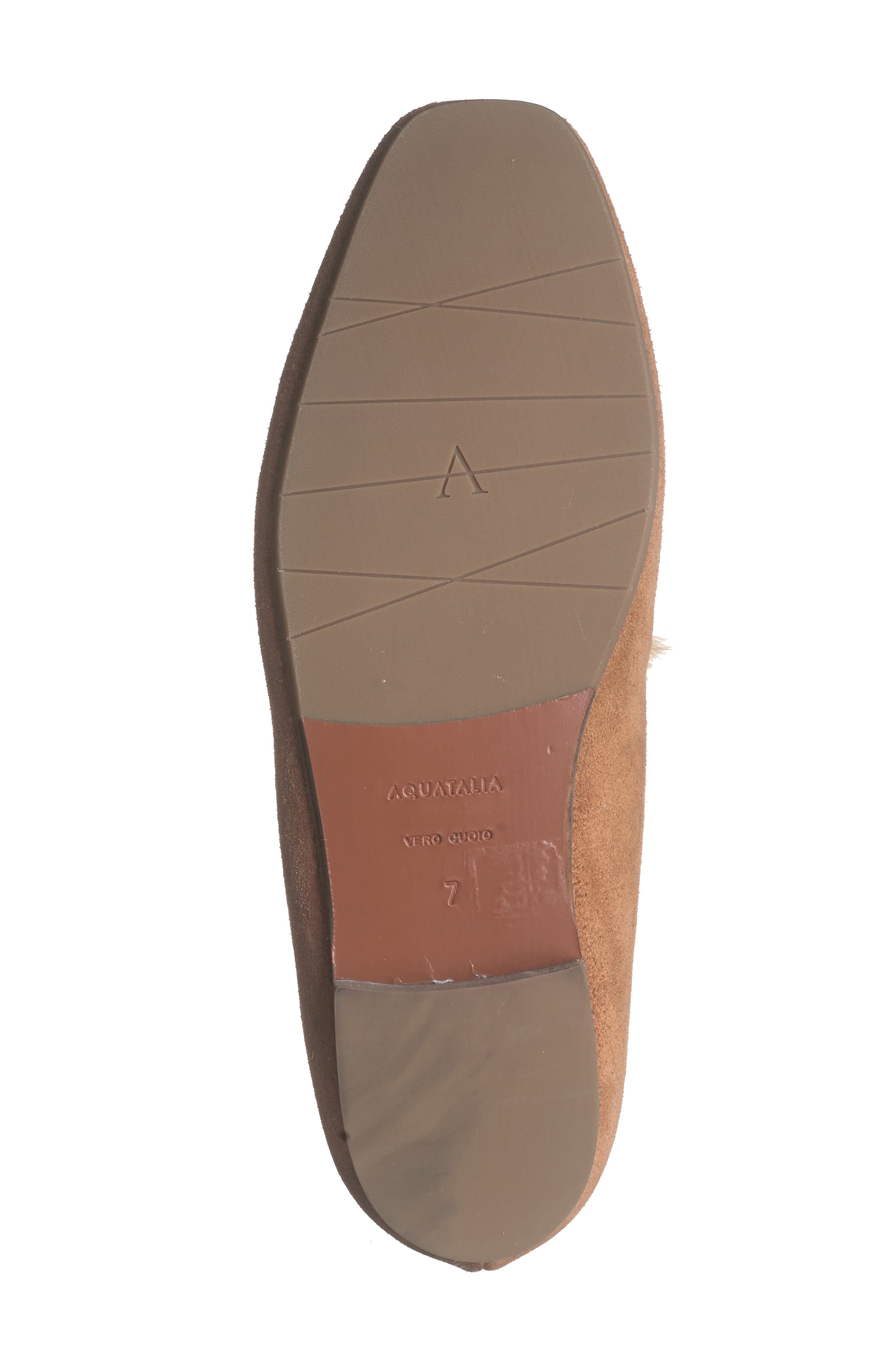 Aquatalia Romie Faux Fur Lined Loafer, Alternate, color, 