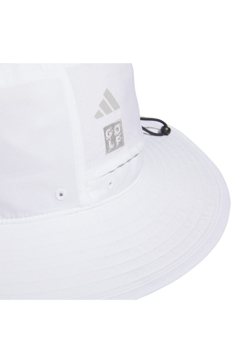 adidas Golf Wide Brim Golf Bucket Hat, Alternate, color, White