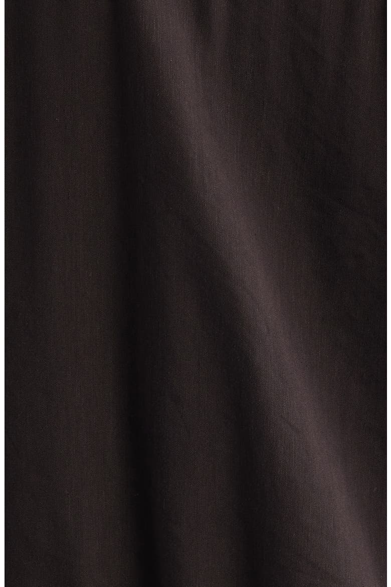Carper Linen Blend Shirt Jacket, Alternate, color, DARK BROWN