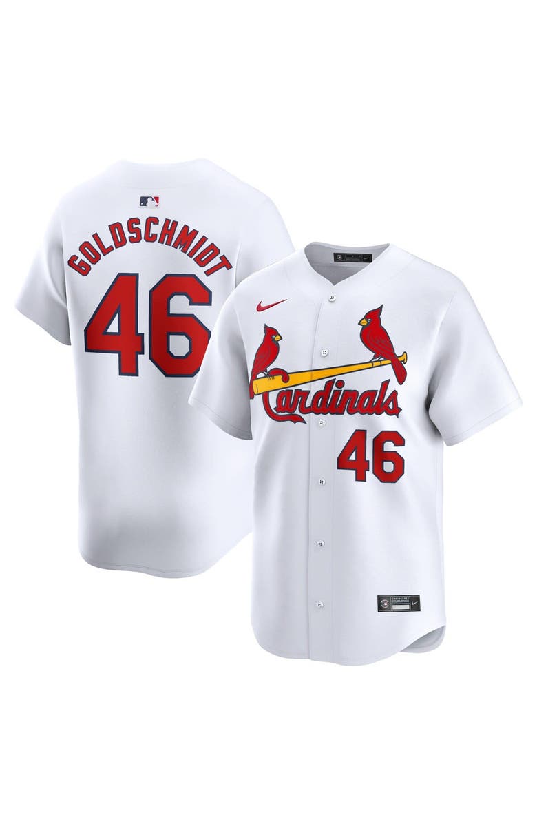 Nike Men's Nike Paul Goldschmidt White St. Louis Cardinals Home Limited Player Jersey, Main, color,