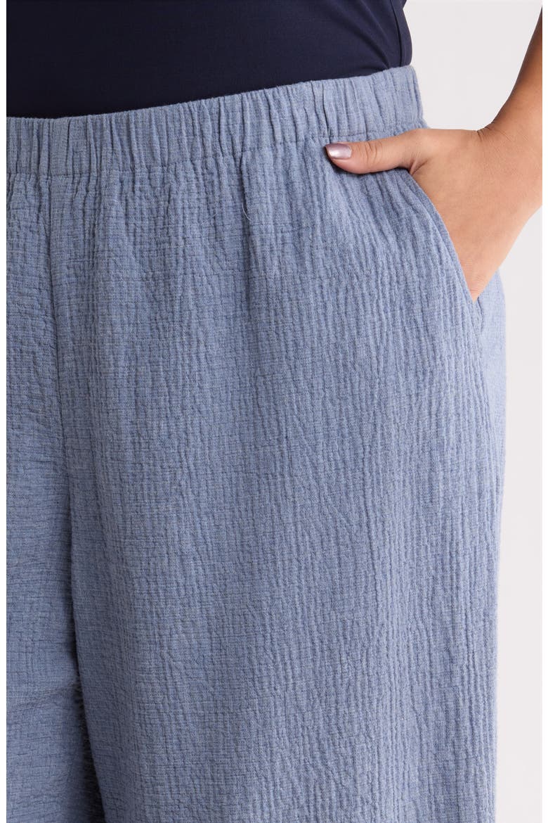 Stretch Organic Cotton Ankle Lantern Pants, Alternate, color, HAZE