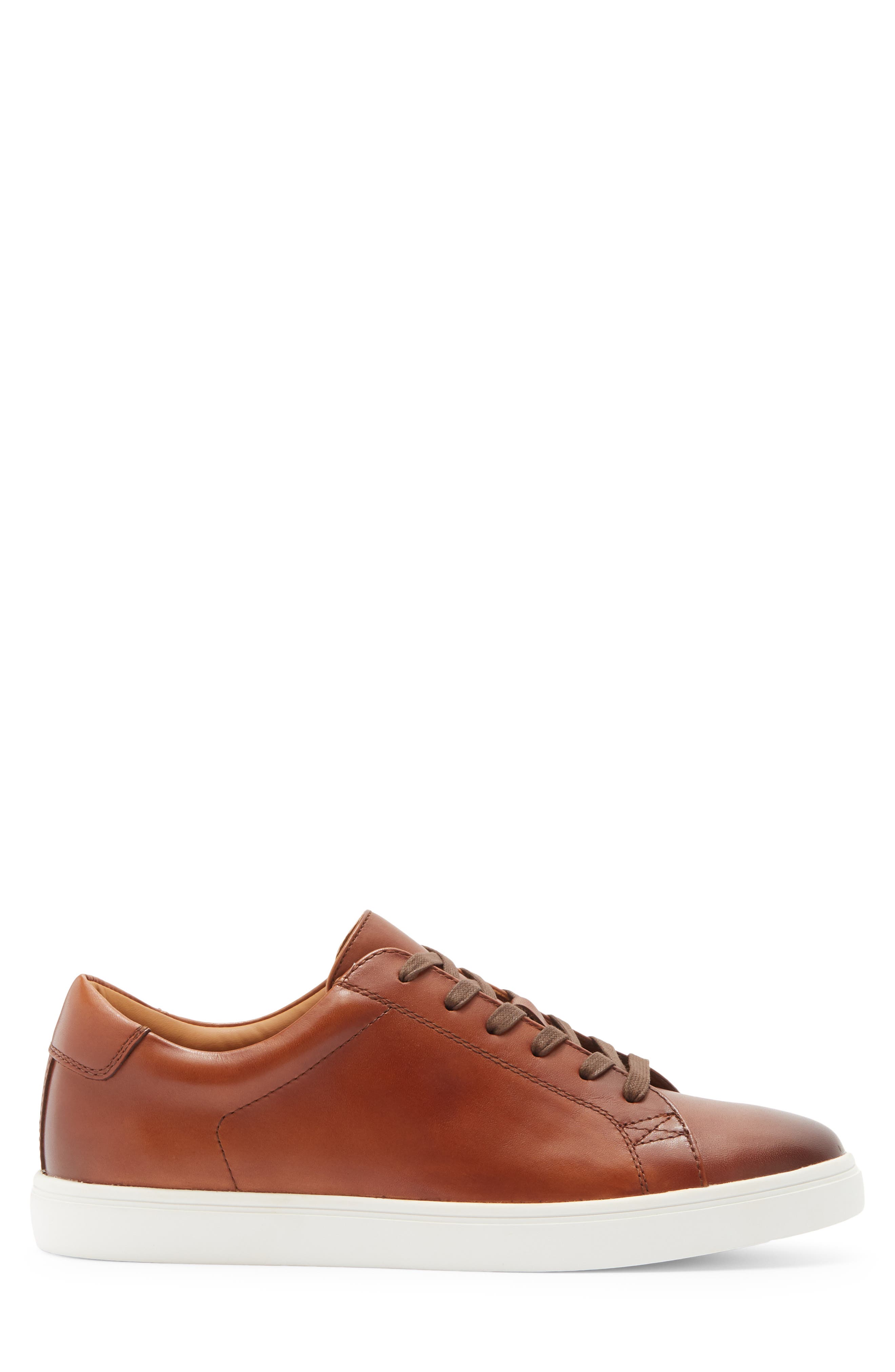 Warner Sneaker, Alternate, color, BROWN SADDLE