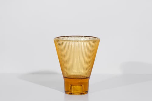 Ozaiz Zai Glass Tumbler In Yellow