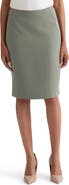 KASPER Stretch Crepe Slim Skirt