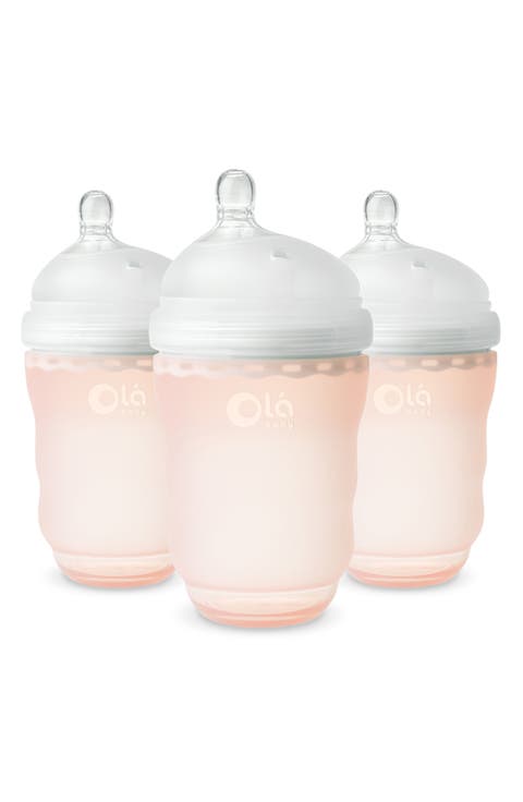 3-Pack GentleBottle 8-Ounce Baby Bottles