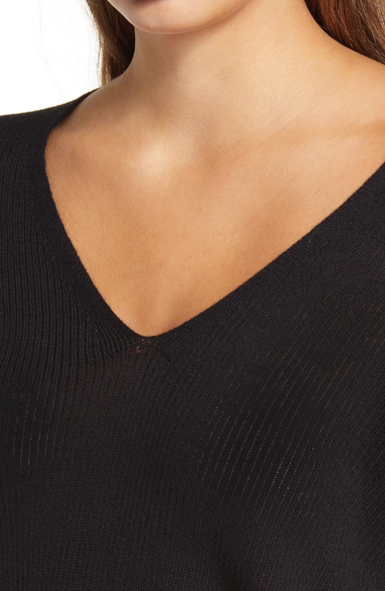 BP. Lightweight V-Neck Dolman Sleeve Crop Pullover, Alternate, color,