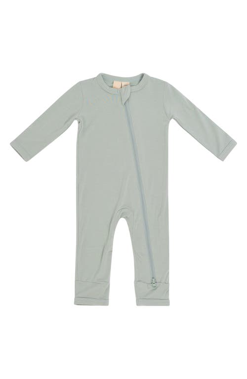 Kyte BABY Zip-Up Romper in Sage 