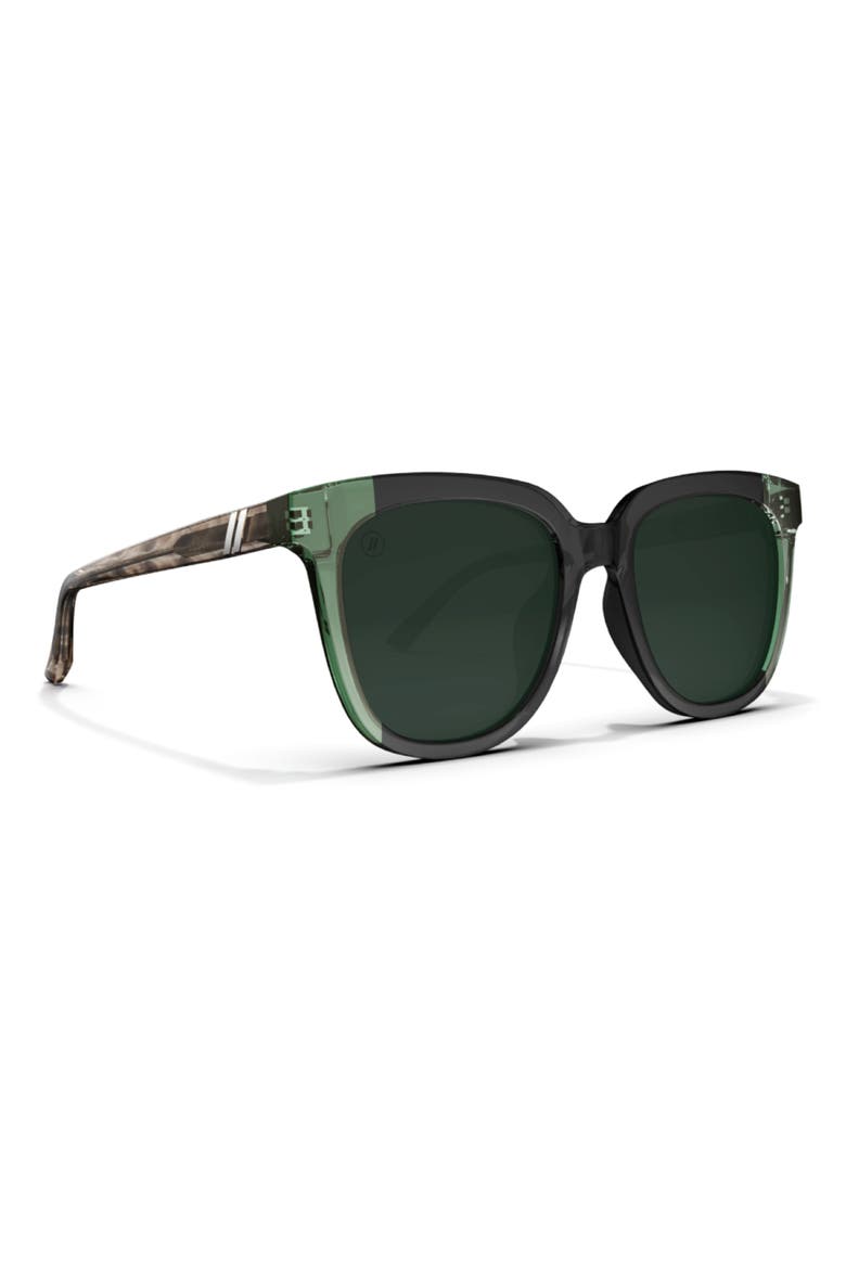 53mm Grove Polarized Square Sunglasses, Alternate, color, EMERALD