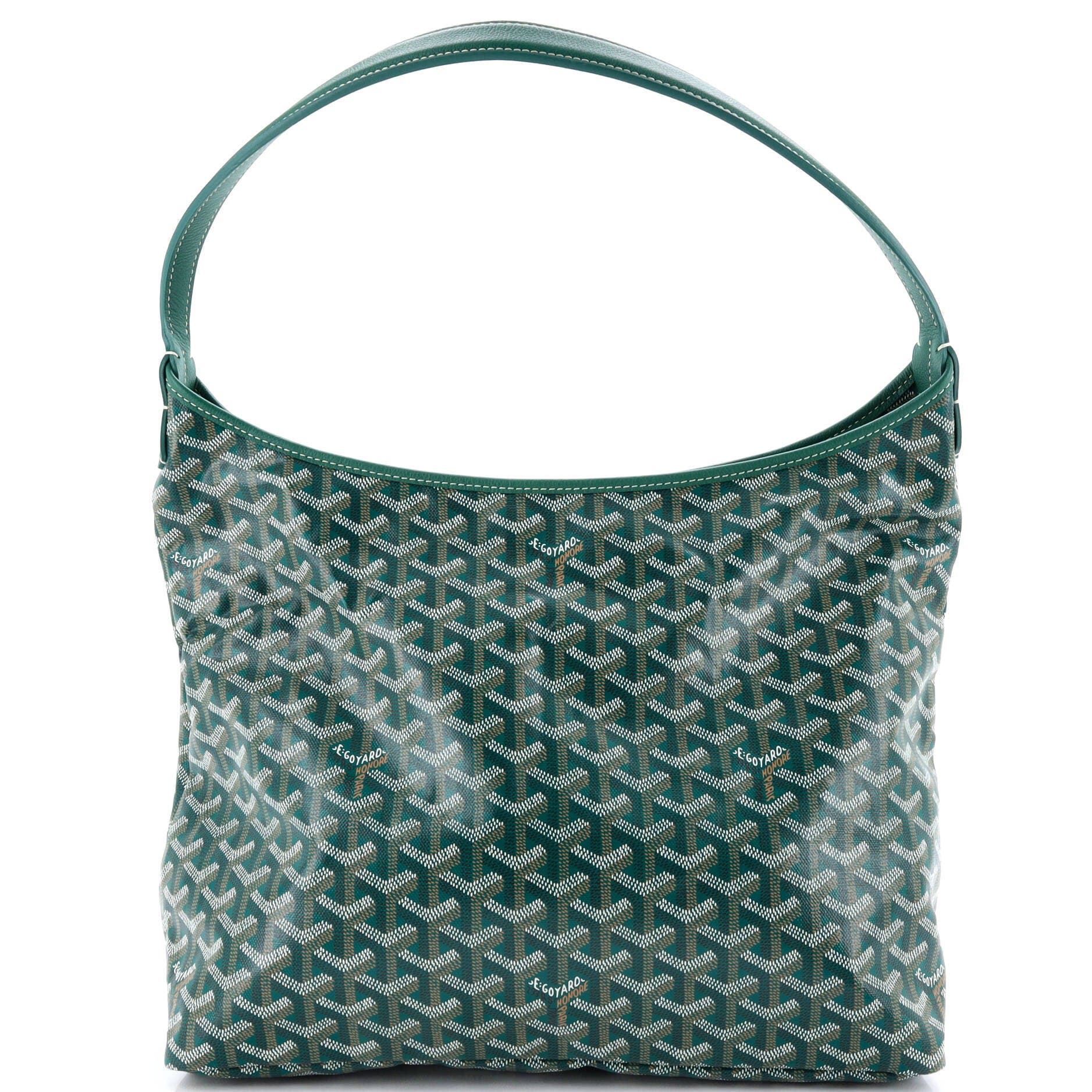 Pre-Owned Goyard Boheme Hobo Coated Canvas, Alternate, color, 