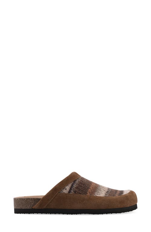 White Mountain Footwear Benday Clog In Brown
