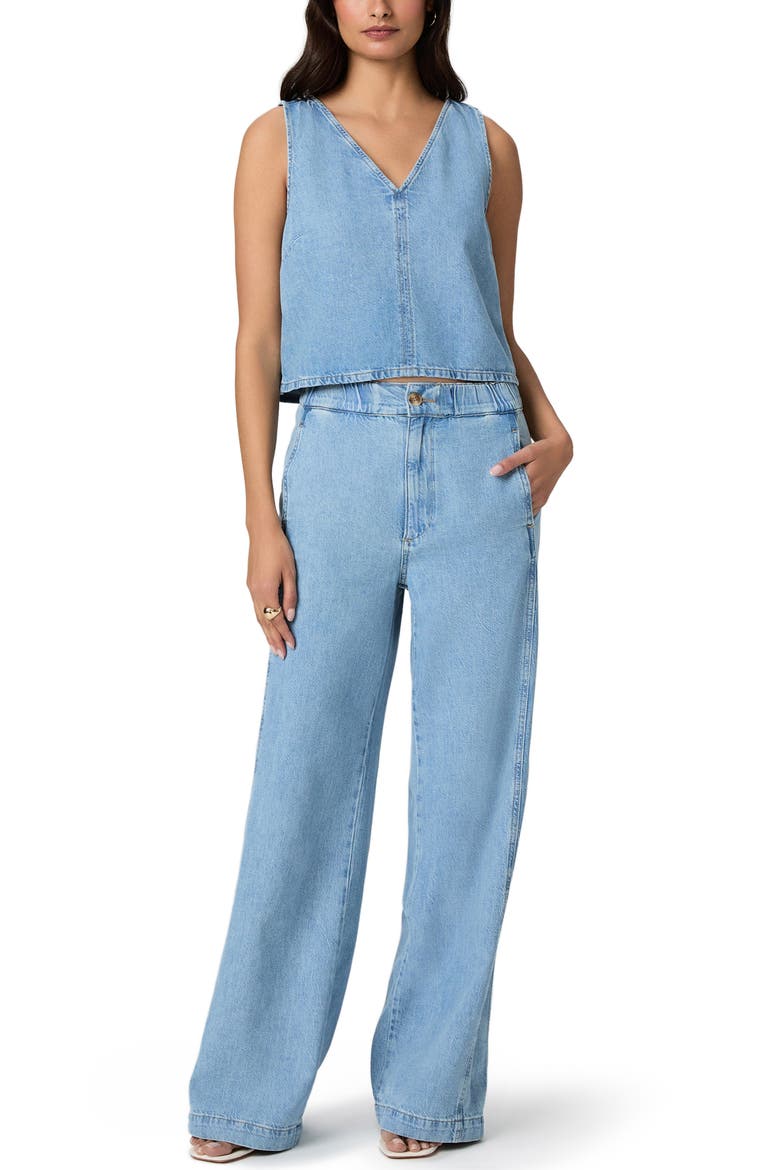 Rumi High Waist Wide Leg Jeans, Alternate, color, REVOLUTION