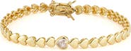 CHLOE AND MADISON Heart Cubic Zirconia Bracelet