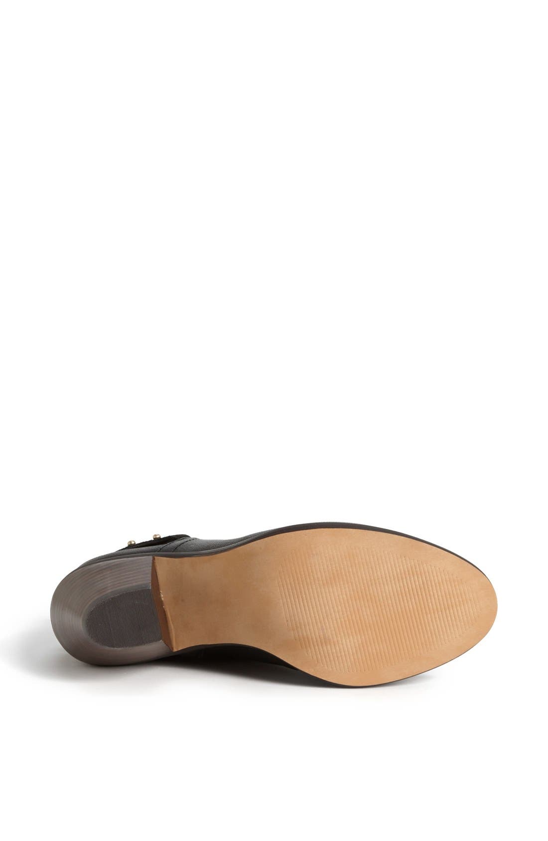 Julianne Hough for Sole Society 'Idelle' Bootie, Alternate, color, BLACK/ BLACK