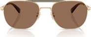 COACH 57mm Pilot Sunglasses