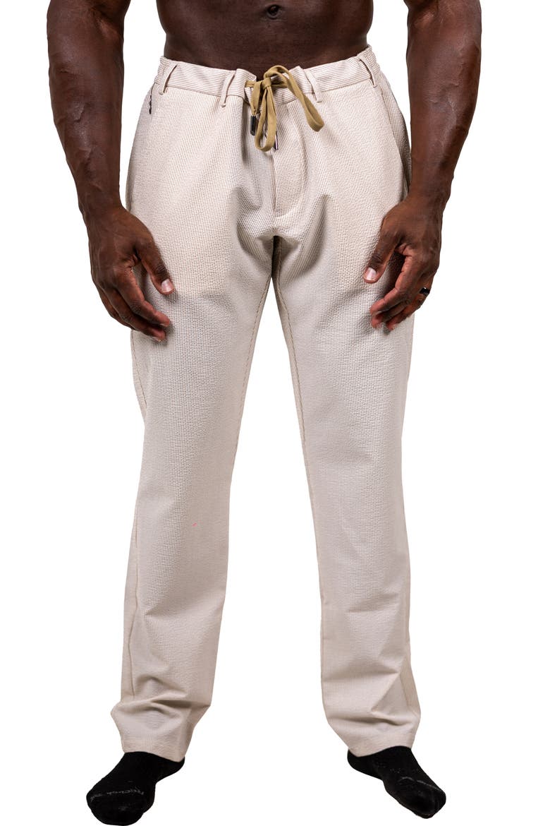 Marthyr Tapered Leg Drawstring Pants, Main, color, WHITE