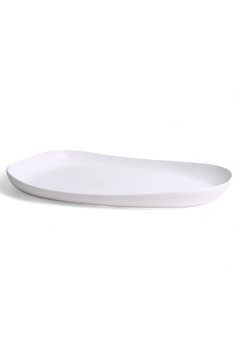 Dadasi Long Serving Platter, Main, color, Matte White