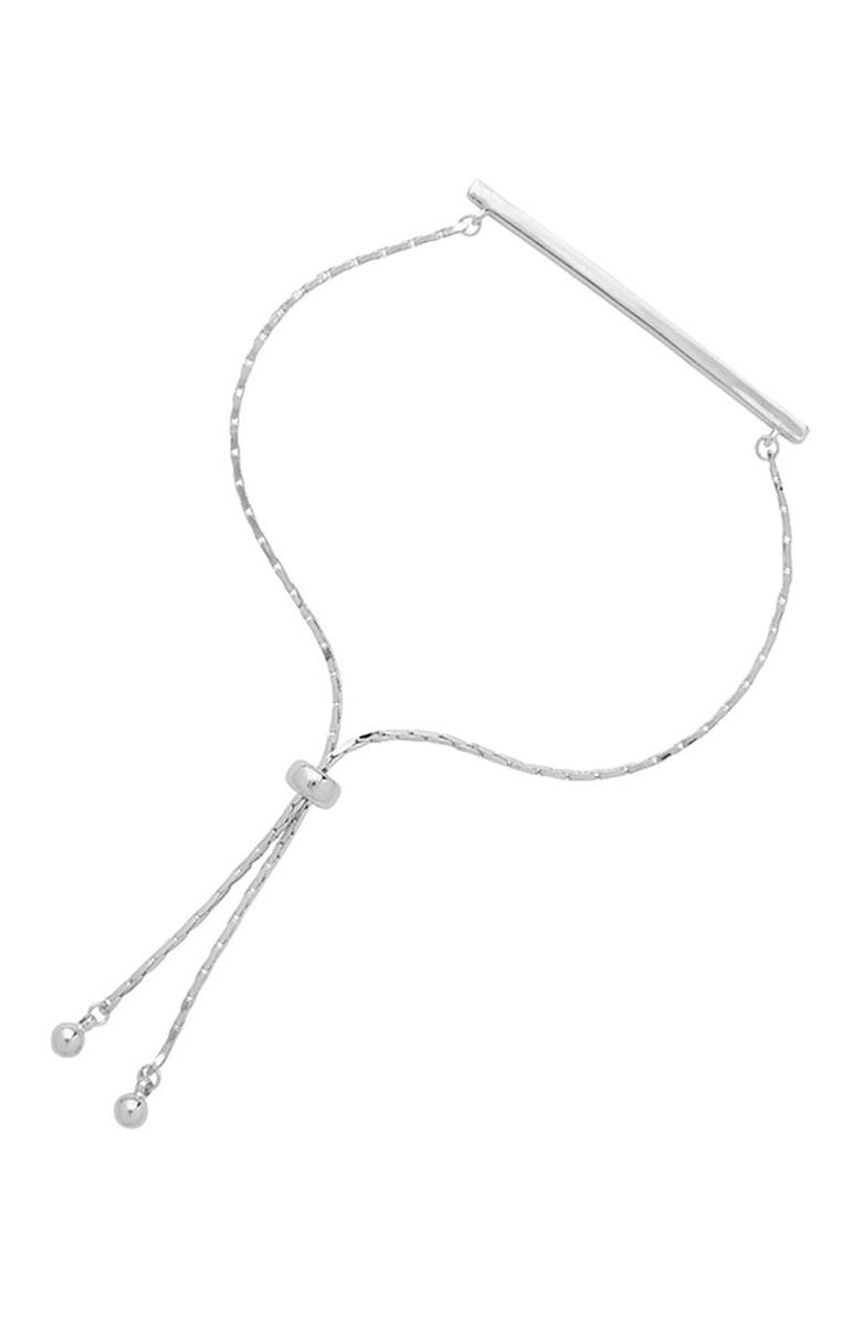 Sterling Forever 14K Gold Plated Inspirational Bar Slider Bracelet - Beautiful Mess, Alternate, color, 