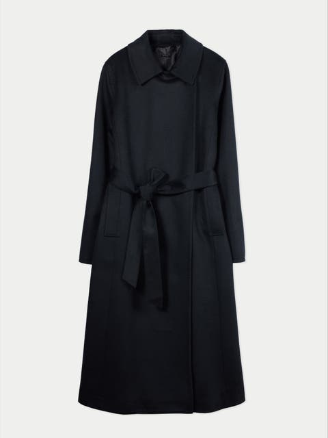 Cashmere Wrap Coat With Belt