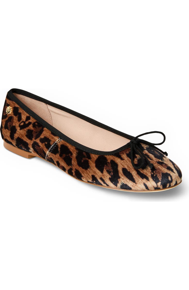Jack Rogers Bettie Velvet Ballet Flat, Main, color,