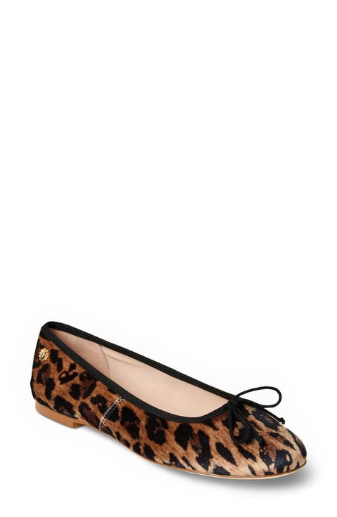 Bettie Velvet Ballet Flat (Women)