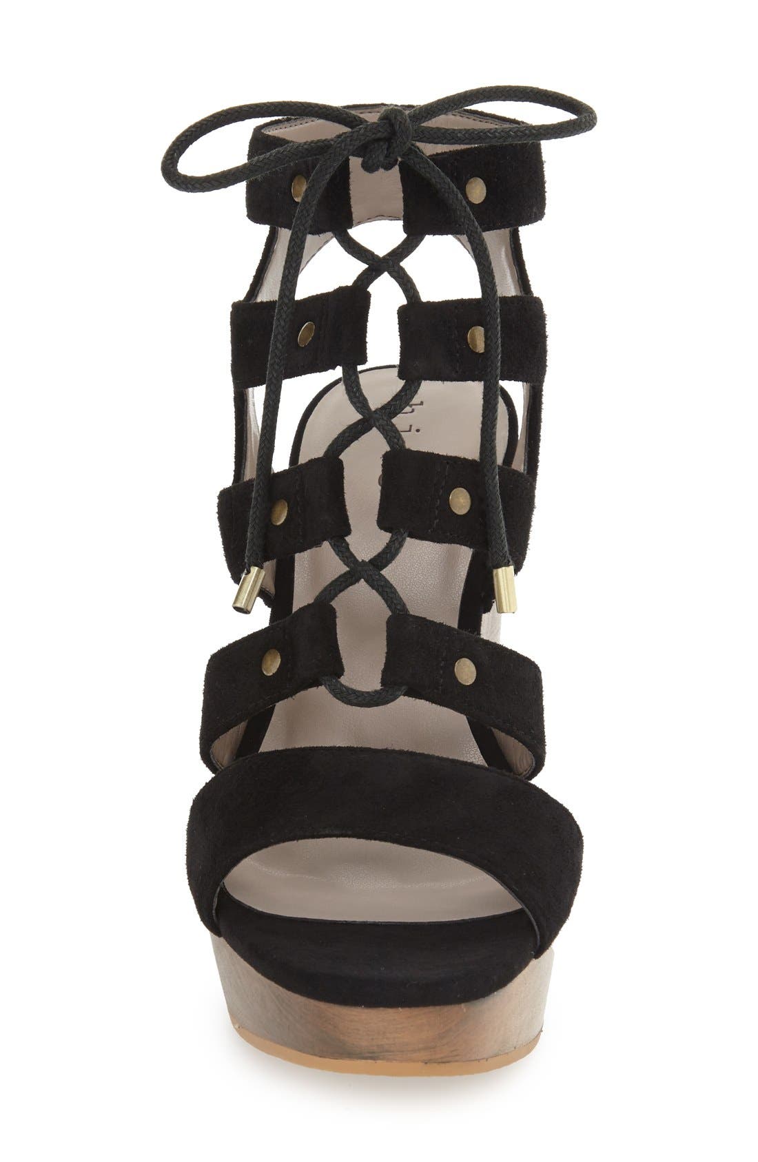 Hinge 'Skylar' Lace-Up Sandal, Alternate, color, 