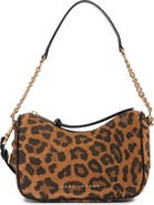 Marc Jacobs Drifter Leopard Print Suede Shoulder Bag