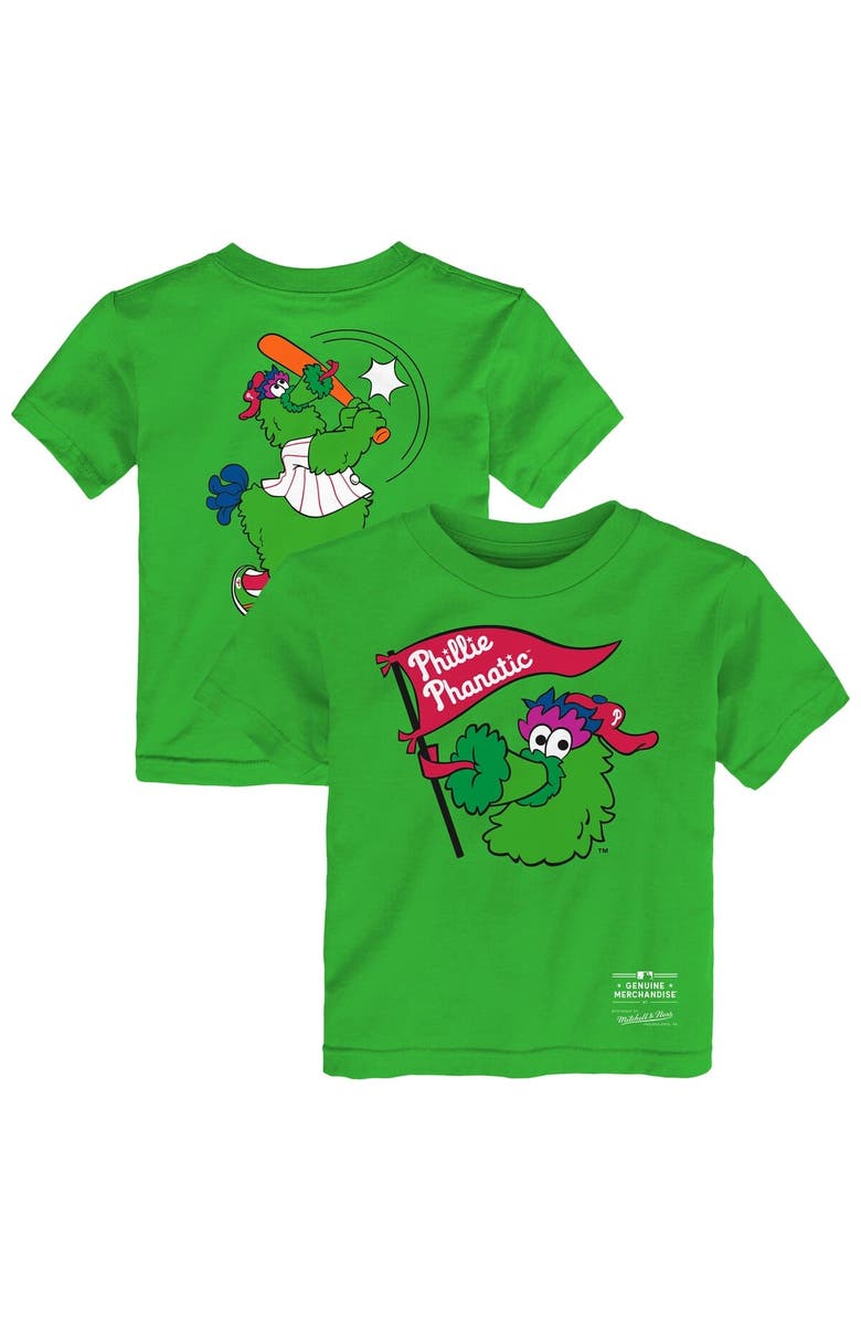 Outerstuff Toddler Outerstuff Green Philadelphia Phillies Phanatic For Kids T-Shirt, Main, color, 