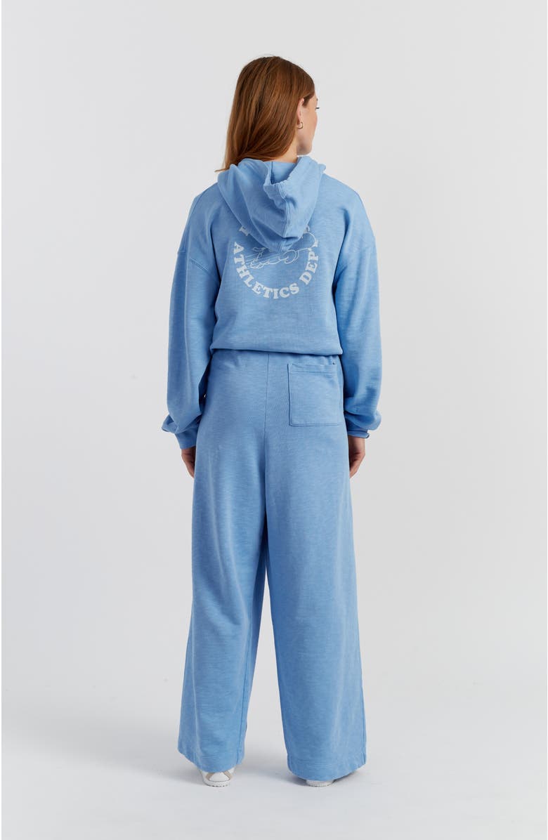 Chinti & Parker Snoopy Graphic Cotton Sweatpants, Alternate, color, Sky Blue