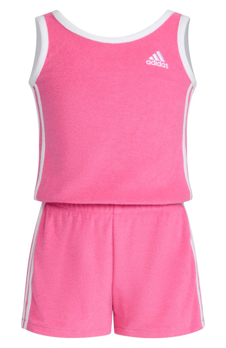 adidas Kids' Terry Cloth Romper, Main, color,