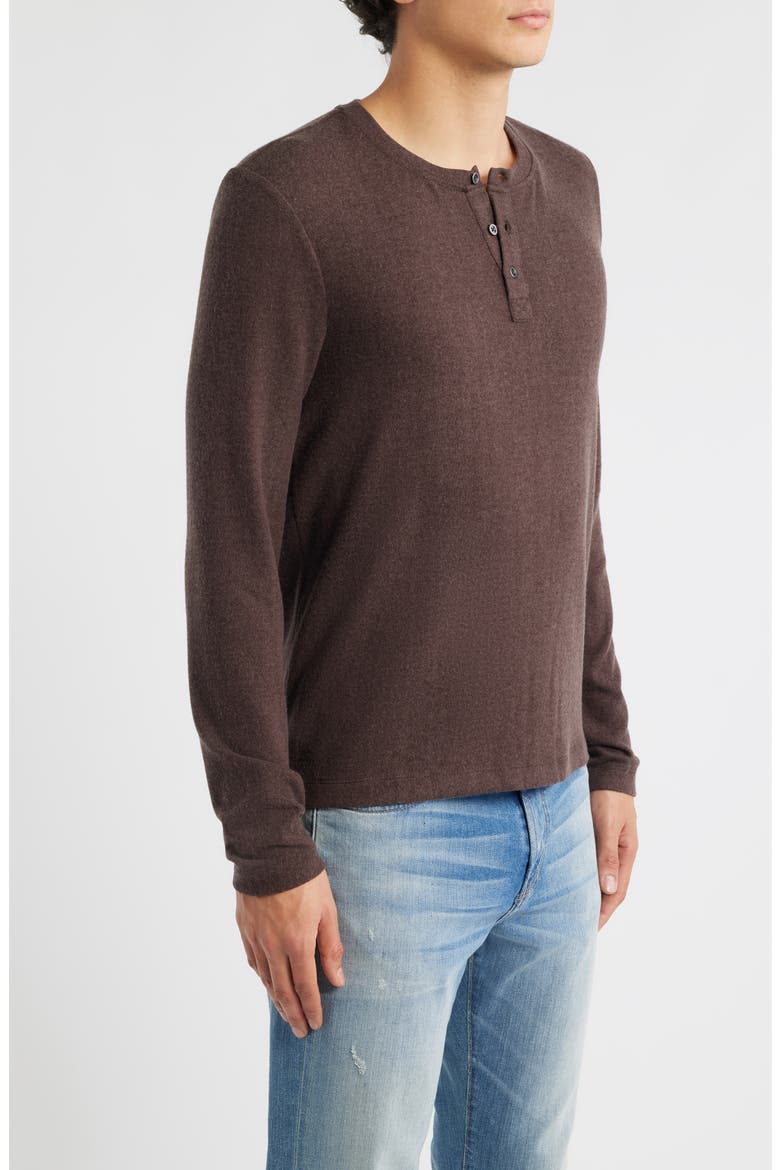 Elias Heathered Henley, Alternate, color, ESPRESSO