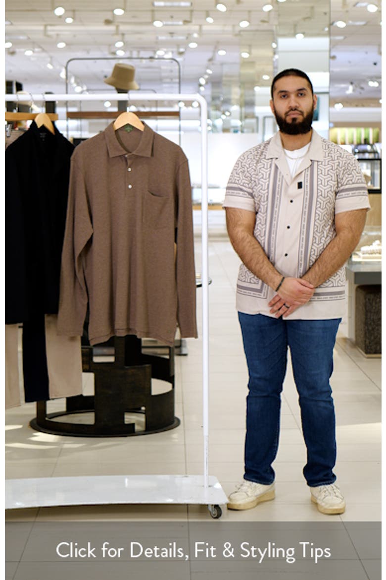 Pima Cotton Long Sleeve Polo video