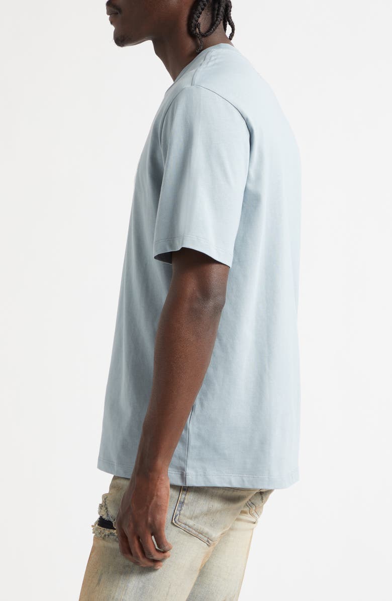 AMIRI MA Chateau Embroidered Logo T-Shirt, Alternate, color, Steel