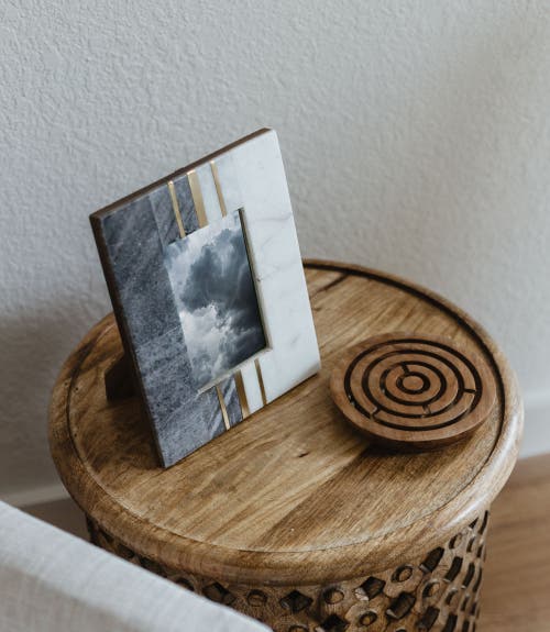 Matr Boomie Sammita 4x6 Picture Frame In Black/white